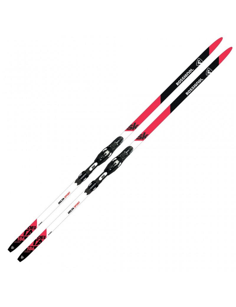 SKI SKATING ROSSIGNOL DELTA SPORT BLK WHO ORA 2023 | Troc Sport