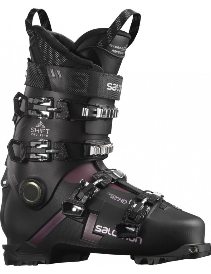 CHAUSSURE DE SKI SALOMON SHIFT PRO 90 W AT BLK BURG  23 | Troc Sport