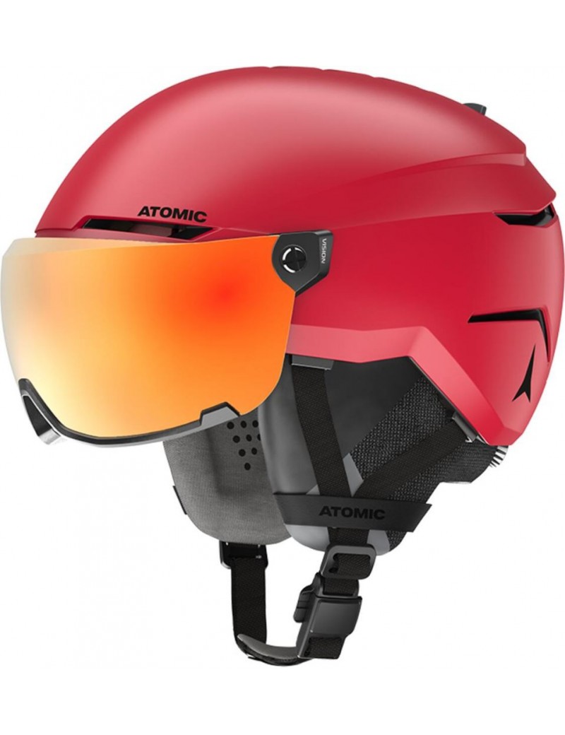 CASQUES DE SKI ATOMIC SAVOR AMID VISOR HD RED 2023 | Troc Sport