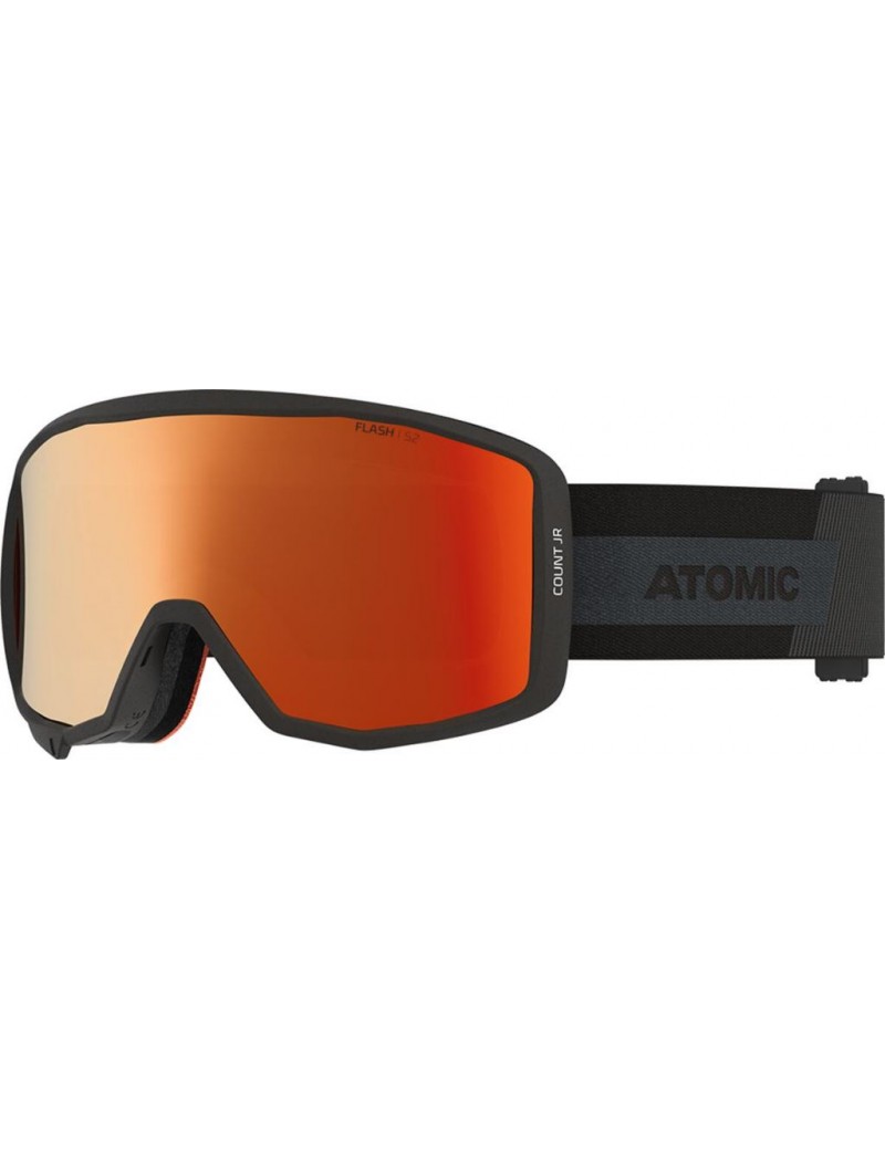 MASQUES DE SKI ATOMIC COUNT JR CYLINDRICAL BLACK 2024 | Troc Sport