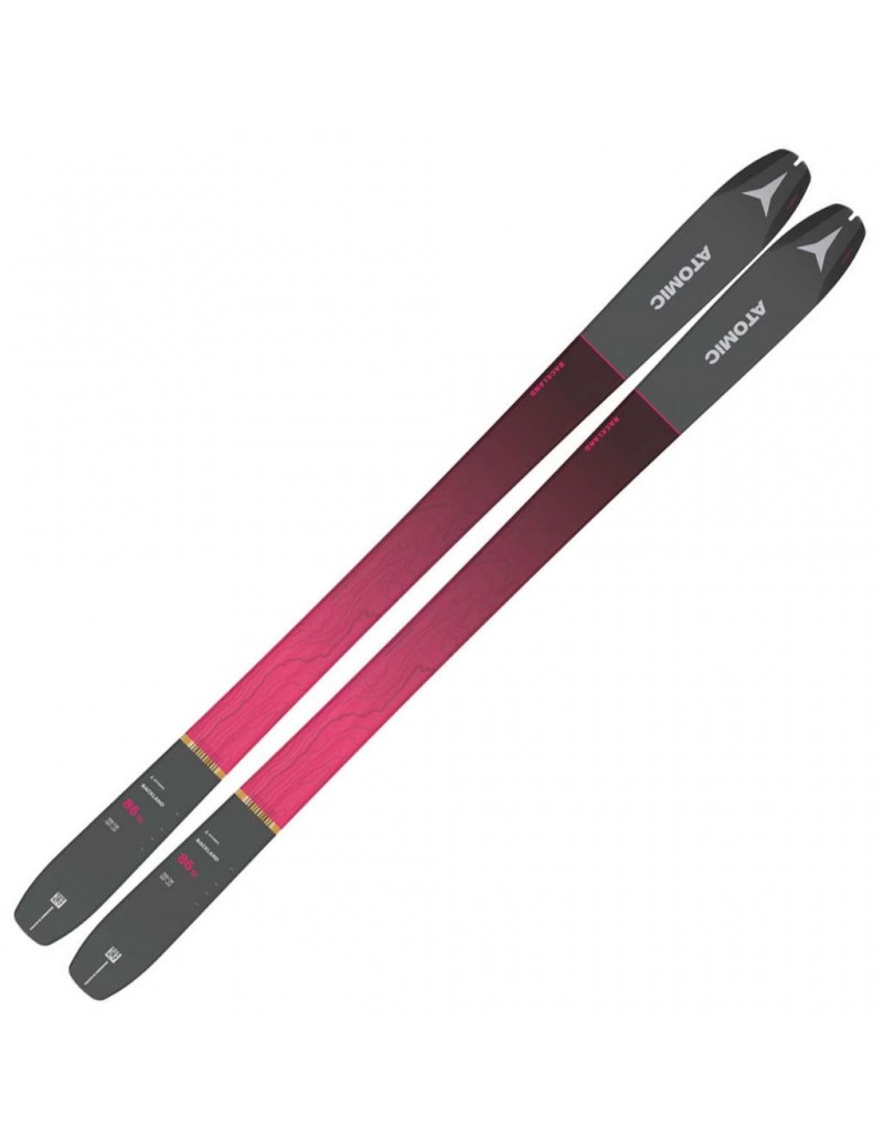 SKIS ALPIN ATOMIC FEMME N BACKLAND WMN 86 SL ANTHRA/PK 2024 | Troc Sport