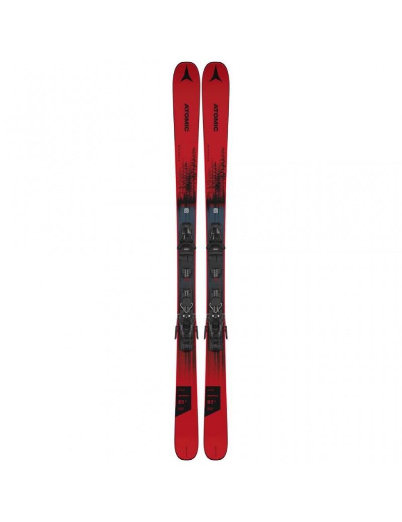 SKIS ALPIN ATOMIC MAVERICK 83 RX + M 10 GW BLACK RED 2024 | Troc Sport