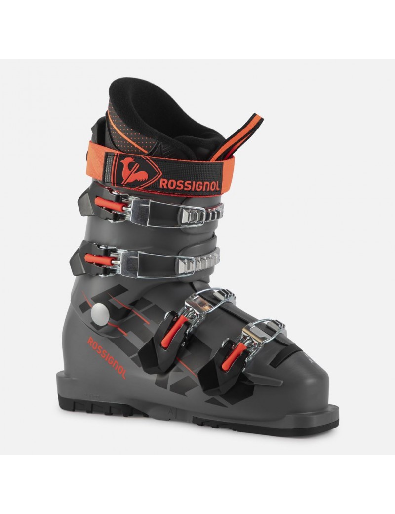 CHAUSSURES DE SKI ROSSIGNOL HERO JR 65 METEOR GREY 2024 | Troc Sport