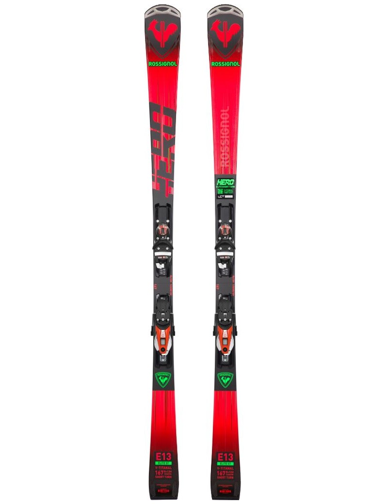 SKI ROSSIGNOL HERO ELITE ST TI KONECT+NX 12 K GW B80 BLK HOT RED 2024 | Troc Sport