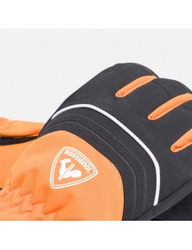 GANTS ROSSIGNOL JR TECH IMPR G  BLK ORA 2024 | Troc Sport