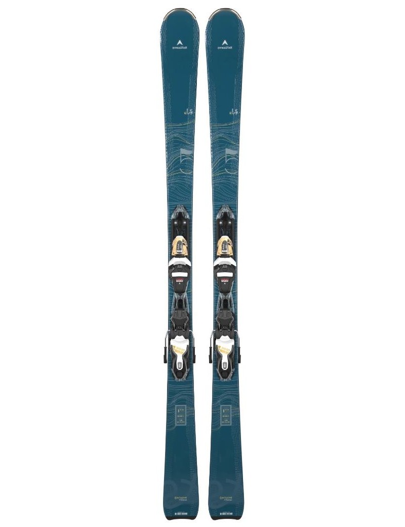 SKIS ALPIN DYNASTAR FEMME E LITE 5 XP11 + XPRESS W 11 GW B83 B-W GOLD | Troc Sport