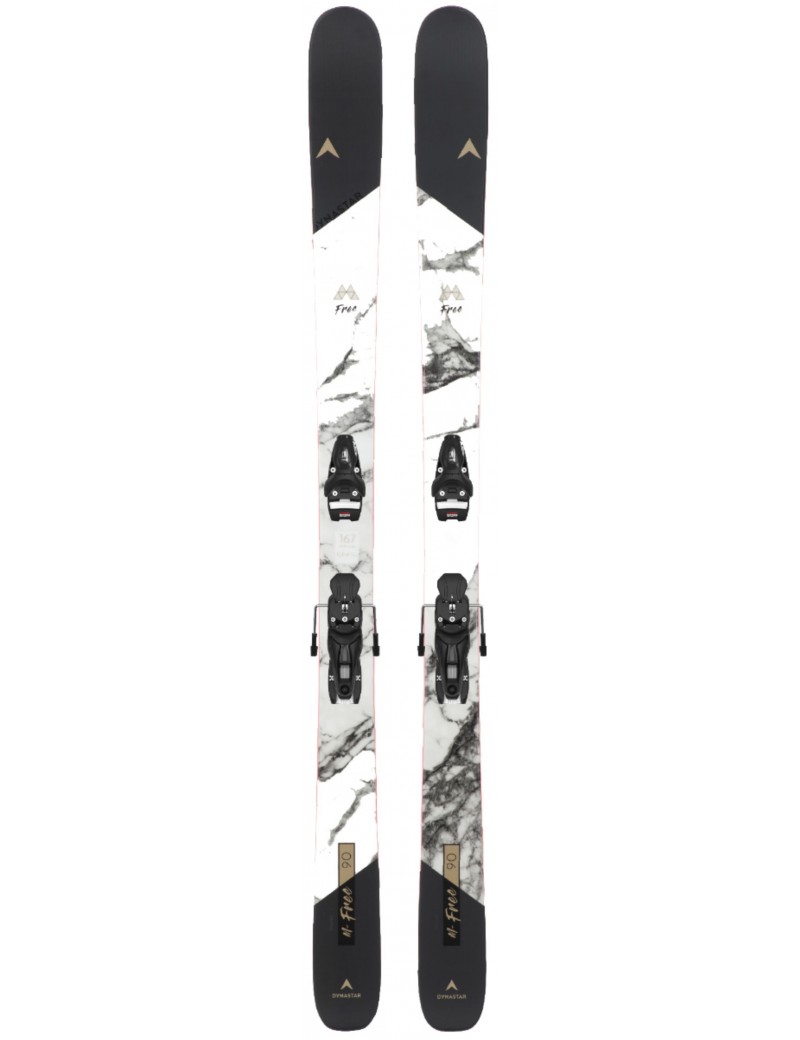 SKIS ALPIN DYNASTAR M-FREE 90 OPEN + NX 11 GW B100 BLACK 2024 | Troc Sport
