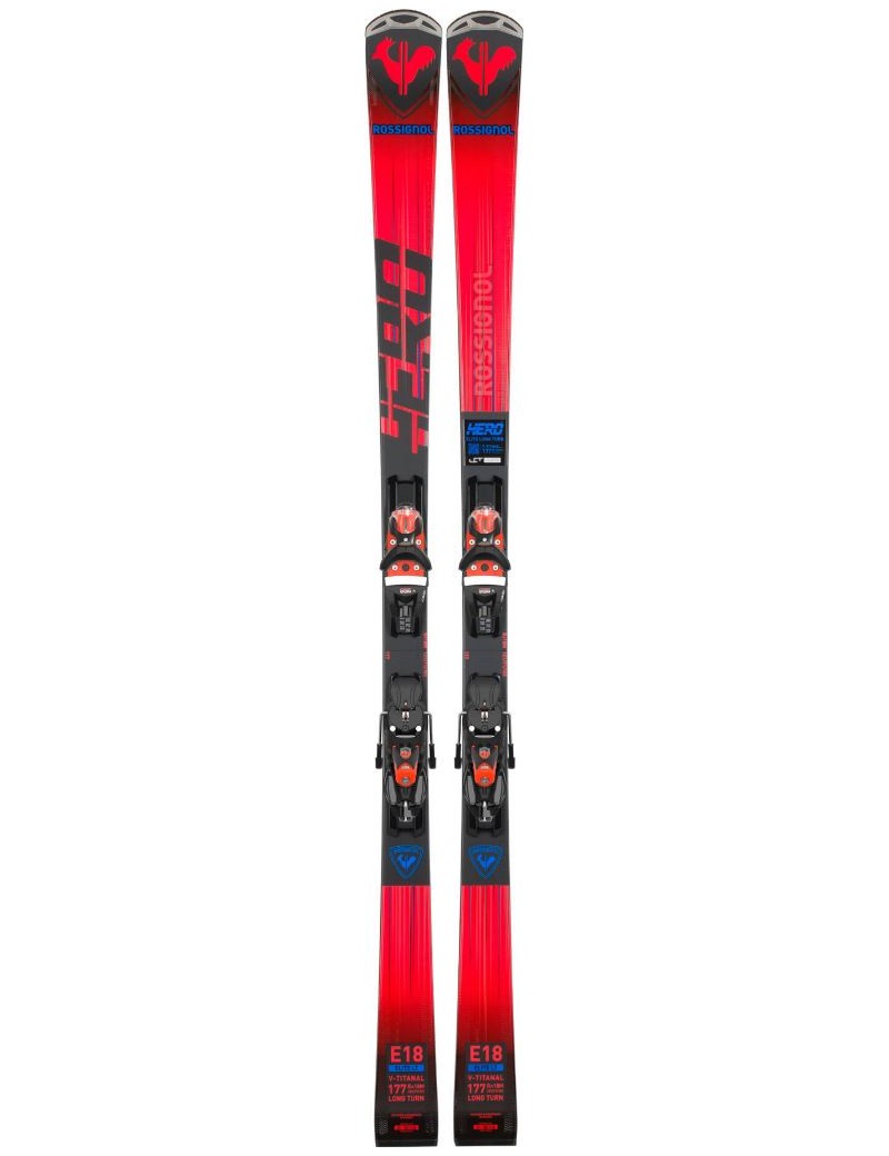 SKI ROSSIGNOL HERO ELITE LT TI KONECT+NX 12 K GW B80 BLK HOT RED 2024 | Troc Sport