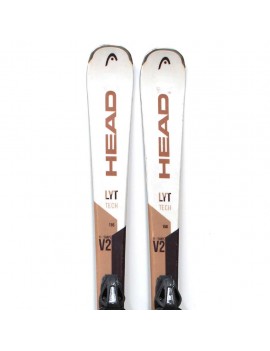 RECONDITIONNÉ SKI ALPIN HEAD LYT TECH V2 SHAPE WHI | Troc Sport