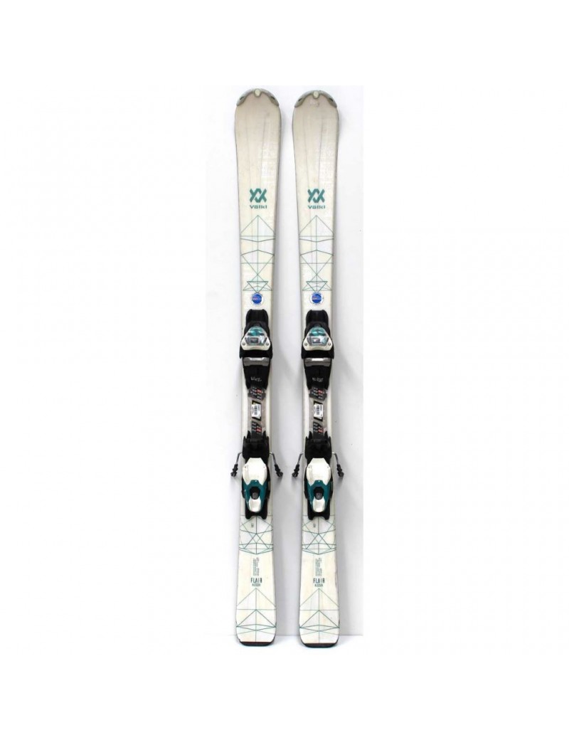 RECONDITIONNÉ SKI ALPIN VOLKL FLAIR W ALESSIA WHI | Troc Sport