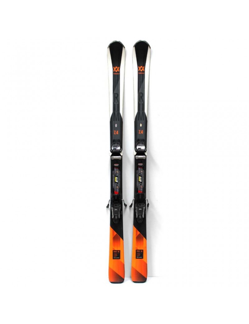 RECONDITIONNÉ SKI ALPIN VOLKL RTM 74 BLK ORA | Troc Sport