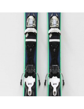 RECONDITIONNÉ SKI ALPIN ROSSIGNOL EXP PRO JR BLU GRN | Troc Sport