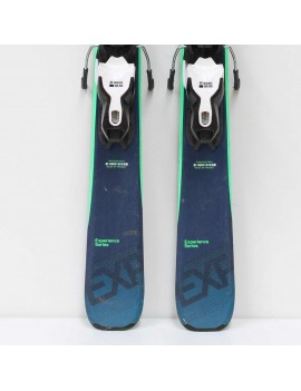 RECONDITIONNÉ SKI ALPIN ROSSIGNOL EXP PRO JR BLU GRN | Troc Sport