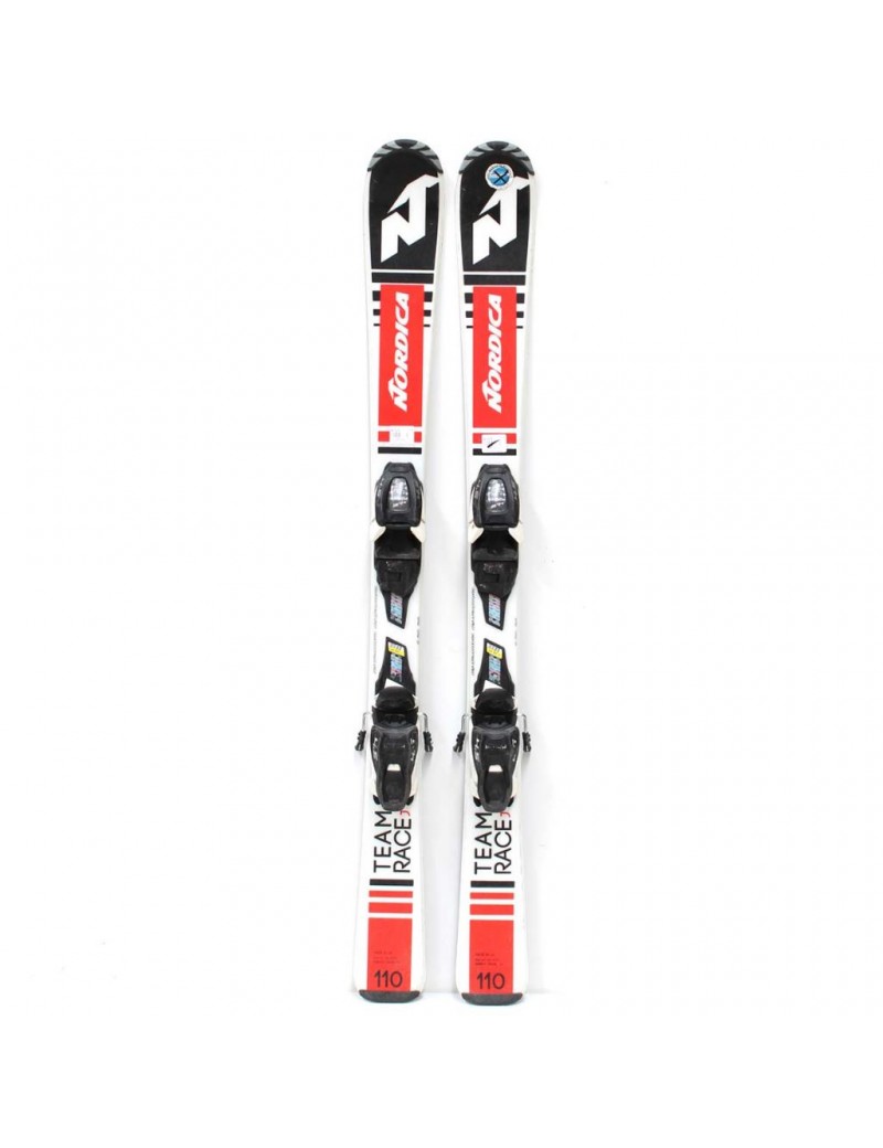 RECONDITIONNÉ SKI ALPIN NORDICA TEAM RACE RED WHI BLK | Troc Sport