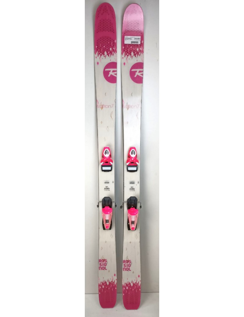 SKIS ROSSIGNOL SAFFRAN + FIXATION ROSSIGNOL SAPHIR 11 - 178 CM | Troc Sport