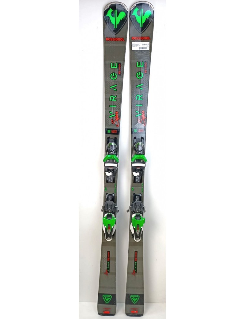 SKIS ROSSIGNOL SUPER VIRAGE VII + FIXATION LOOK SPX 12 - 172cm | Troc Sport