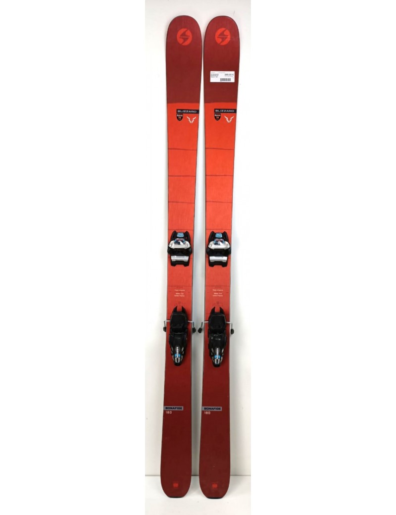 SKI BLIZZARD BONAFIDE 98 2020 + Fix Marker Griffon 13 - 180 cm | Troc Sport