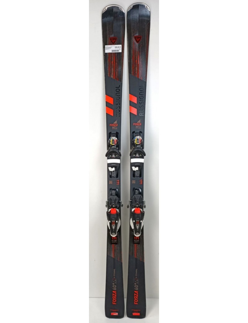 SKIS ROSSIGNOL FORZA 60 V-TITANAL  2024 + FIXATION LOOK DAUL - 171CM  | Troc Sport