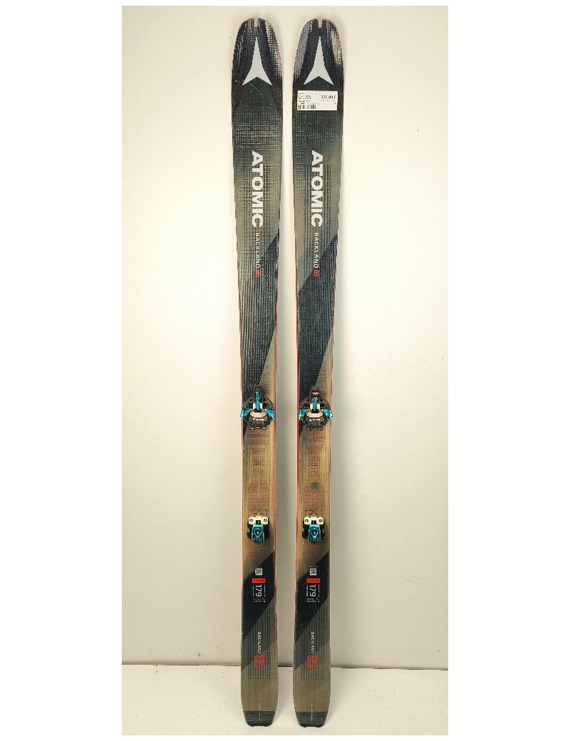 SKIS ATOMIC BACKLAND 85 TAILLE 179 + PEAUX + COUTEAUX | Troc Sport