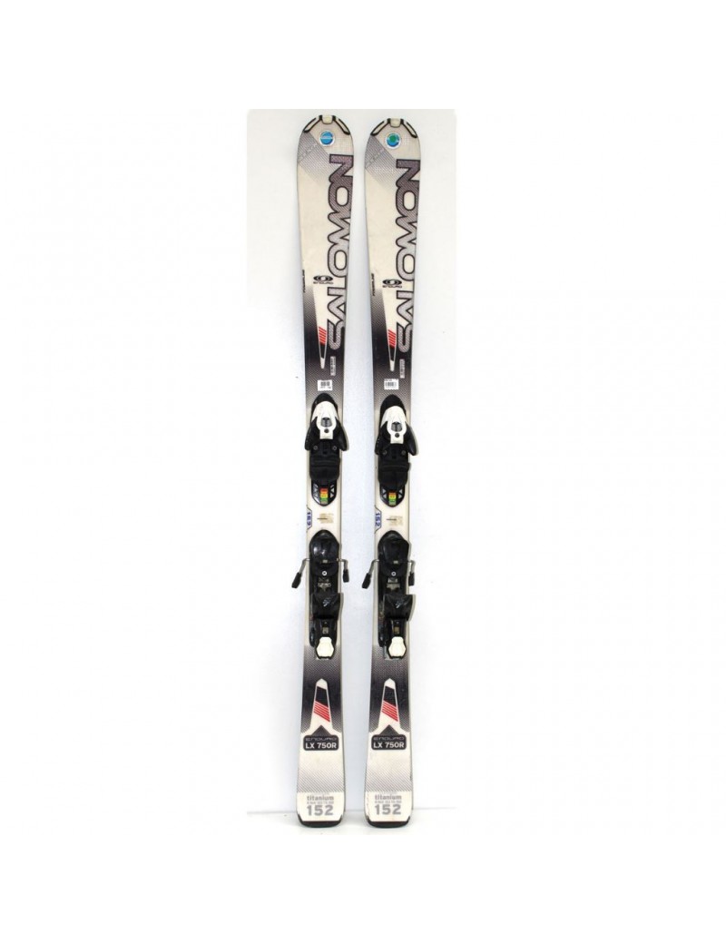 SKI ALPIN SALOMON ENDURO LX 750R WHI BLK | Troc Sport