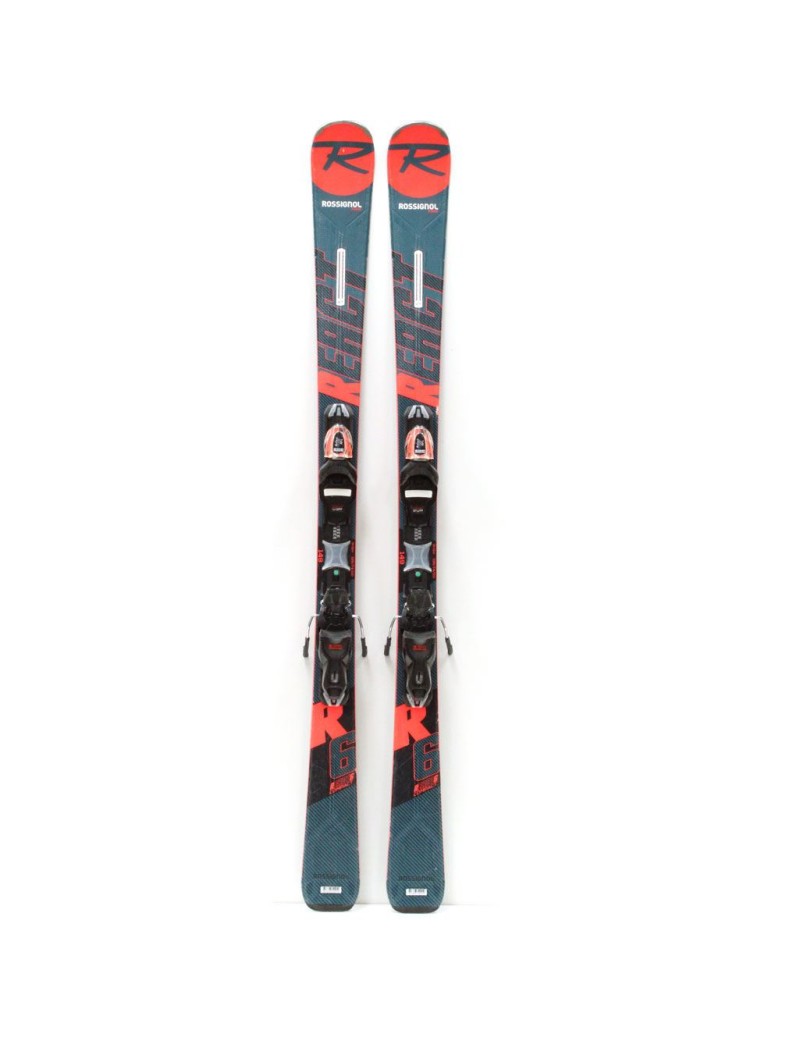 SKI ALPIN ROSSIGNOL REACT 6 RED GRY | Troc Sport SKI ALPIN ROSSIGNOL REACT 6 RED GRY | Troc Sport