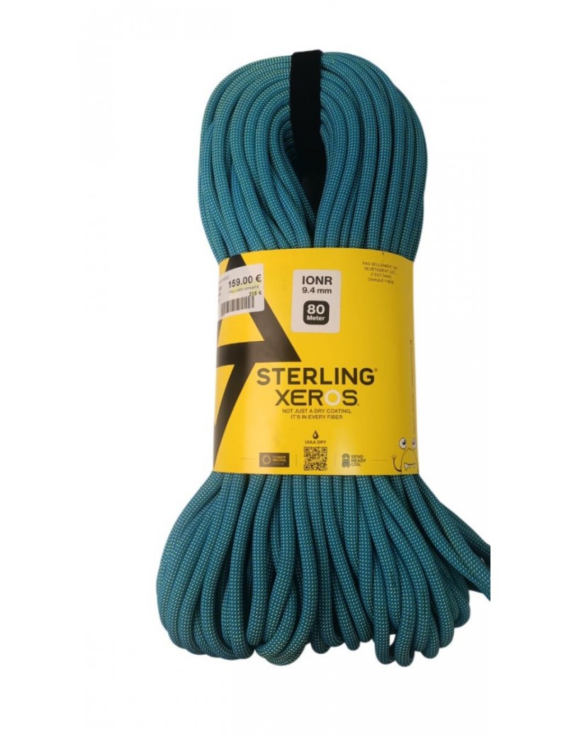 CORDE ESCALADE STERLING XEROS ION R 80M 9.4MM | Troc Sport CORDE ESCALADE STERLING XEROS ION R 80M 9.4MM | Troc Sport