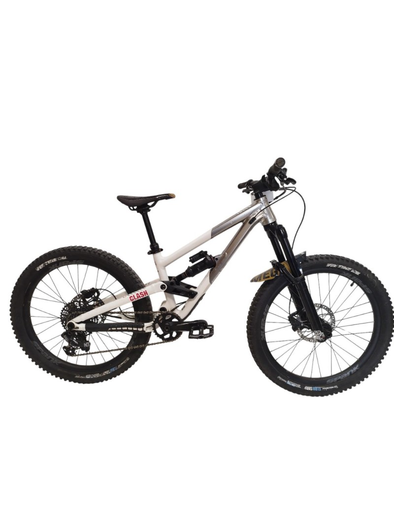 VTT COMMENCAL CLASH 24' BLANC/GRIS  | Troc Sport