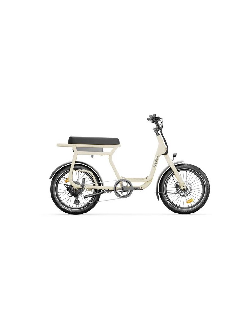 VELO ELECTRIQUE CARGO ELWING YUVY 2 CONFORT STEPPE + RACK AVANT + BOOSTER | Troc Sport VELO ELECTRIQUE CARGO ELWING YUVY 2 CONFORT STEPPE + RACK AVANT + BOOSTER | Troc Sport