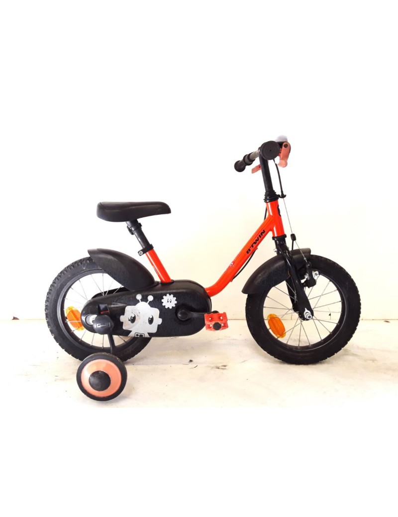 VELO BTWIN 14 POUCES 3/5 ANS | Troc Sport VELO BTWIN 14 POUCES 3/5 ANS | Troc Sport