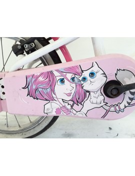 VELO BTWIN DOCTO GIRL 500 16 POUCES TAILLE 4 A 6 ANS  | Troc Sport