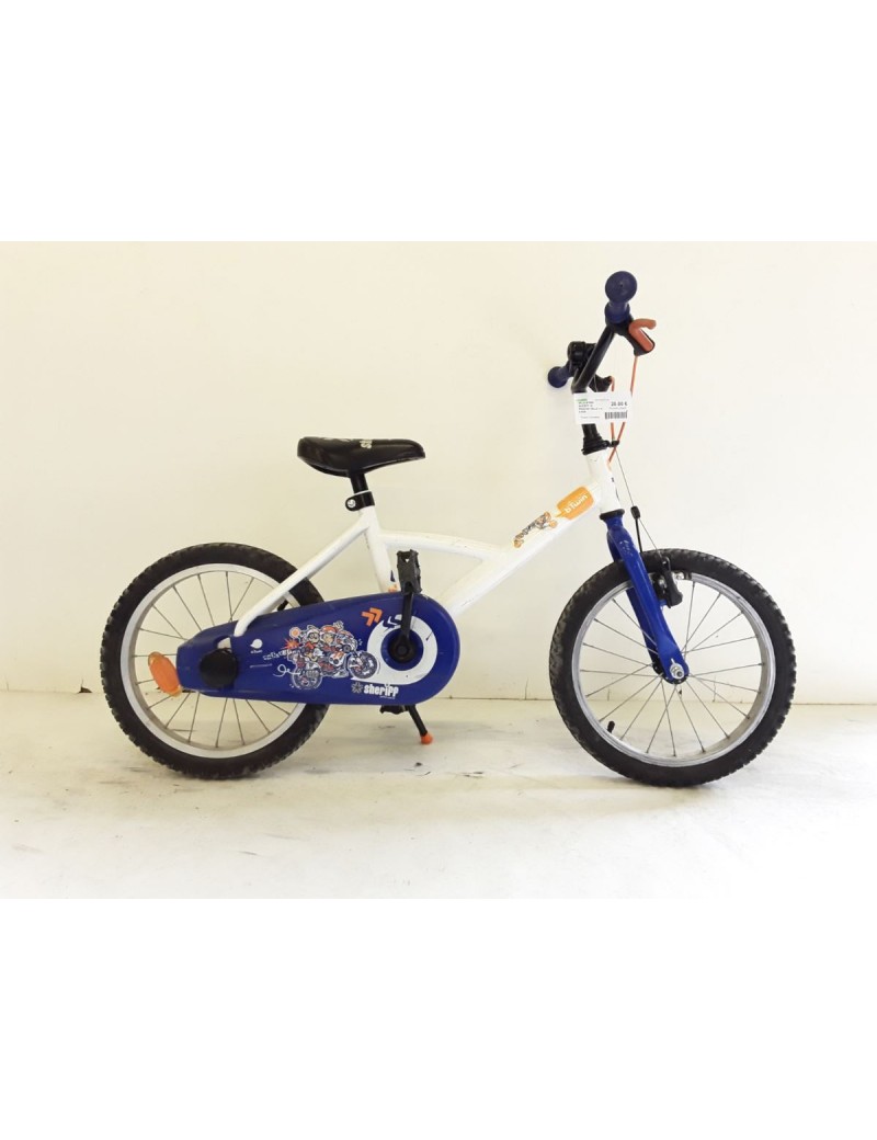 VELO BTWIN SHERIFF 16 POUCES TAILLE 4 A 6 ANS | Troc Sport VELO BTWIN SHERIFF 16 POUCES TAILLE 4 A 6 ANS | Troc Sport