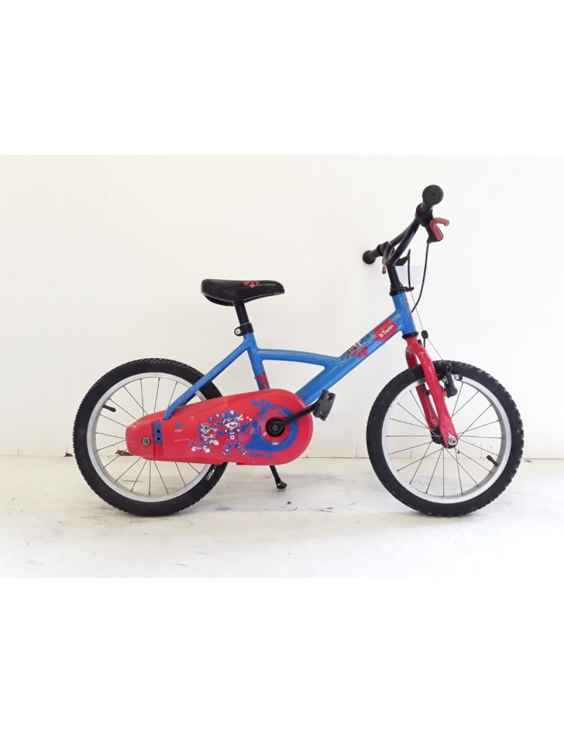 VELO BTWIN SUPER T 16 POUCES TAILLE 4 A 6 ANS | Troc Sport VELO BTWIN SUPER T 16 POUCES TAILLE 4 A 6 ANS | Troc Sport