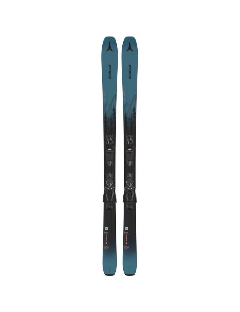 SKI ALPIN ATOMIC MAVERICK 86 CR+ EM 10 GW BLACK/SMOKE 2025 | Troc Sport