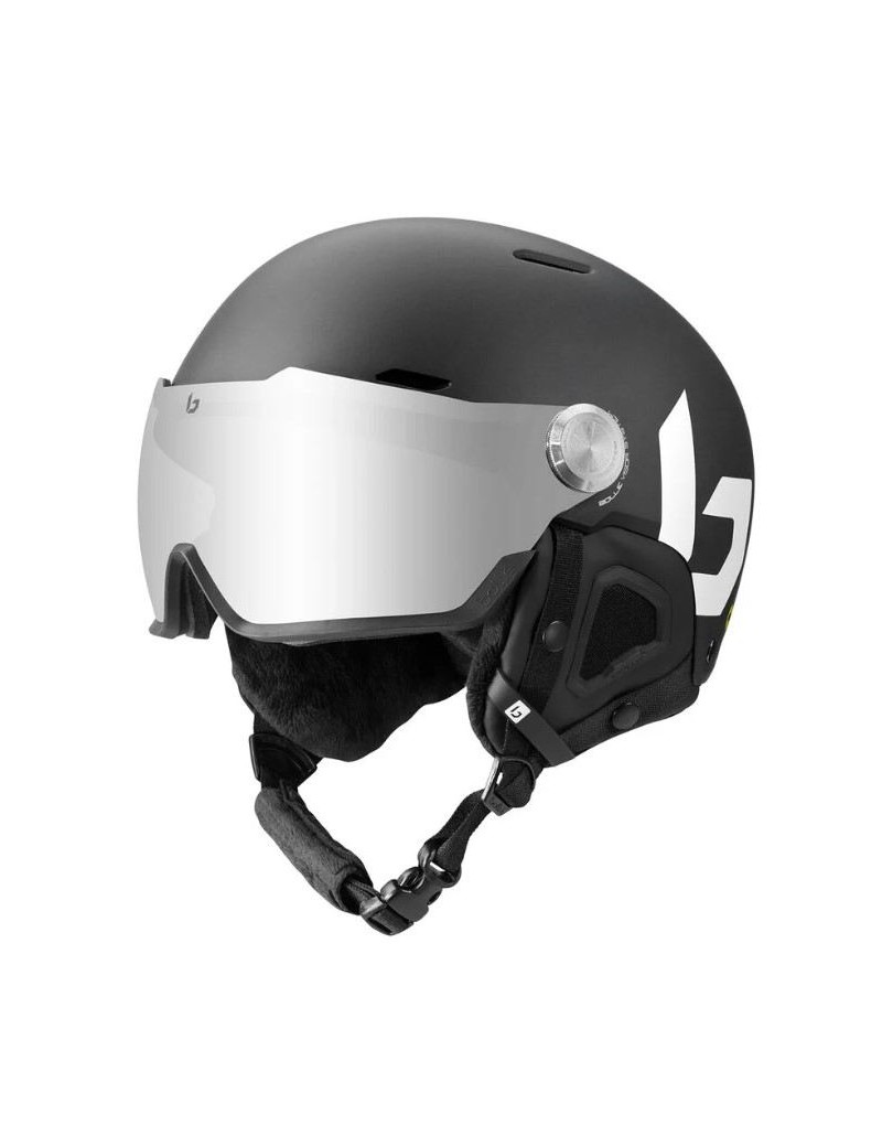 CASQUE BOLLE MIGHT VISOR BLK MATTE 2025 | Troc Sport