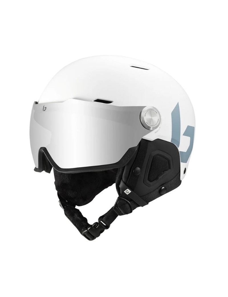 CASQUE BOLLE MIGHT VISOR OFF-WHITE MATTE | Troc Sport