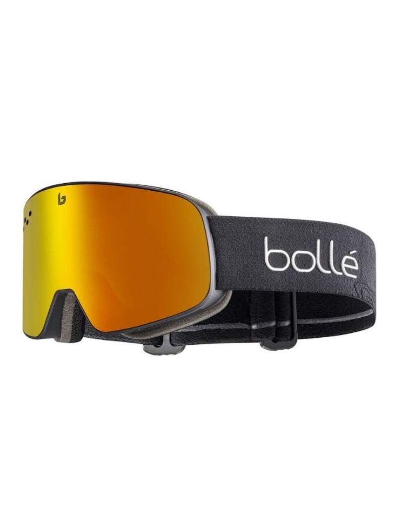 MASQUE BOLLE NEVADA BLACK MATTE SUNRISE CAT2 | Troc Sport