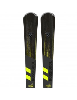 SKI ALPIN ROSSIGNOL FORZA 50' V-CAM NX12+NX12 KONECT GW B80 BLK YEL 2025 | Troc Sport