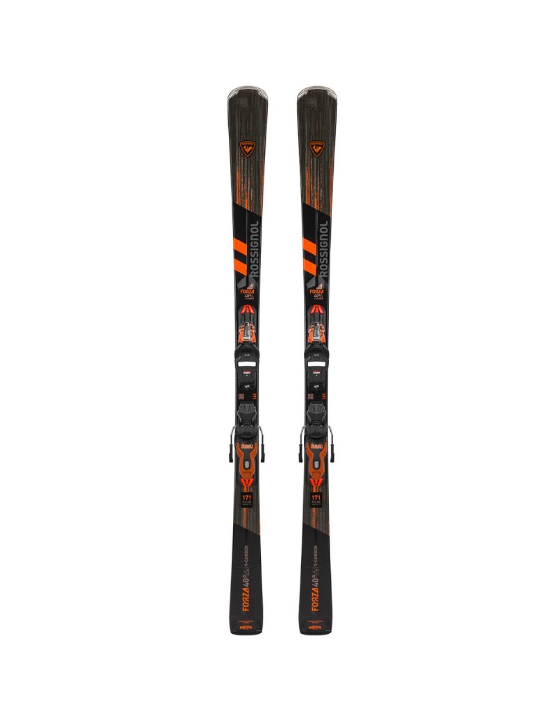 SKI ALPIN ROSSIGNOL FORZA 40  V-CA RETAIL XP11 + XPRESS 11 GW B83 BLK ORA | Troc Sport