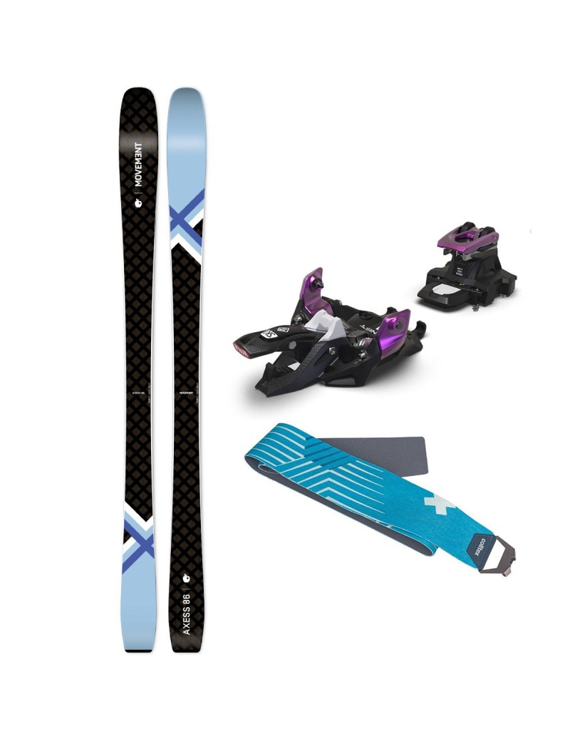 SKI RANDO MOVEMENT AXESS 86 W + PEAUX + FIX ALPINIST 8 OU 10 2023 | Troc Sport