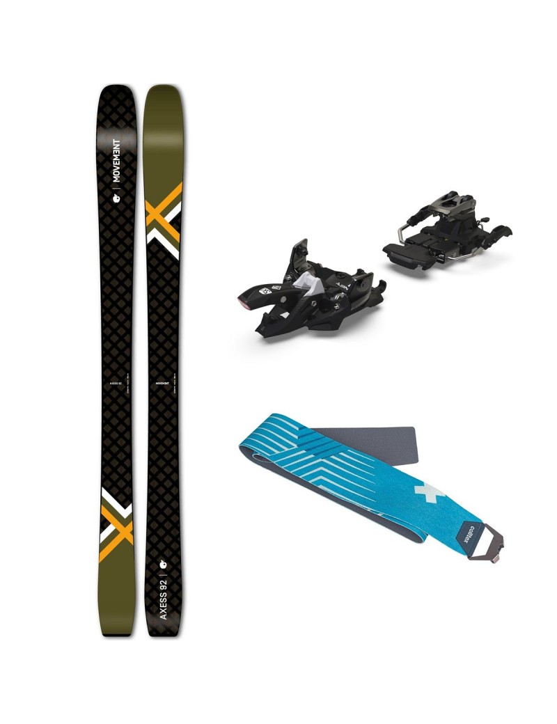 SKI RANDO MOVEMENT AXESS 92 + PEAUX + FIX ALPINIST 12 | Troc Sport