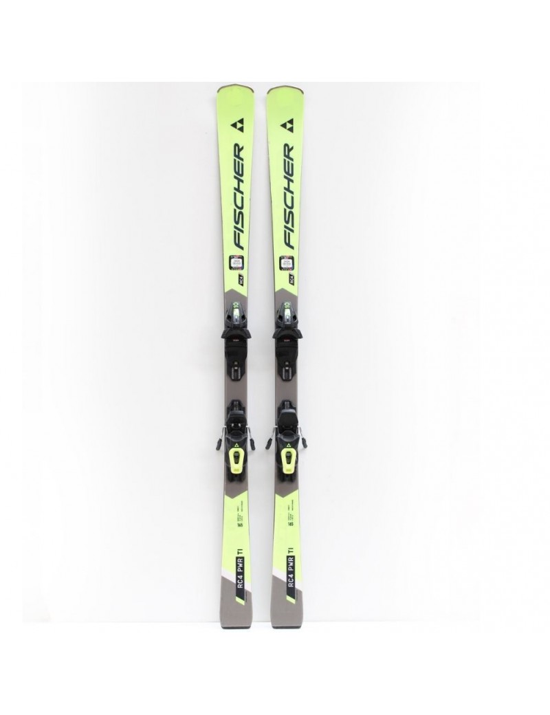 SKI ALPIN FISCHER RC4 POWER TI BLK YEL | Troc Sport