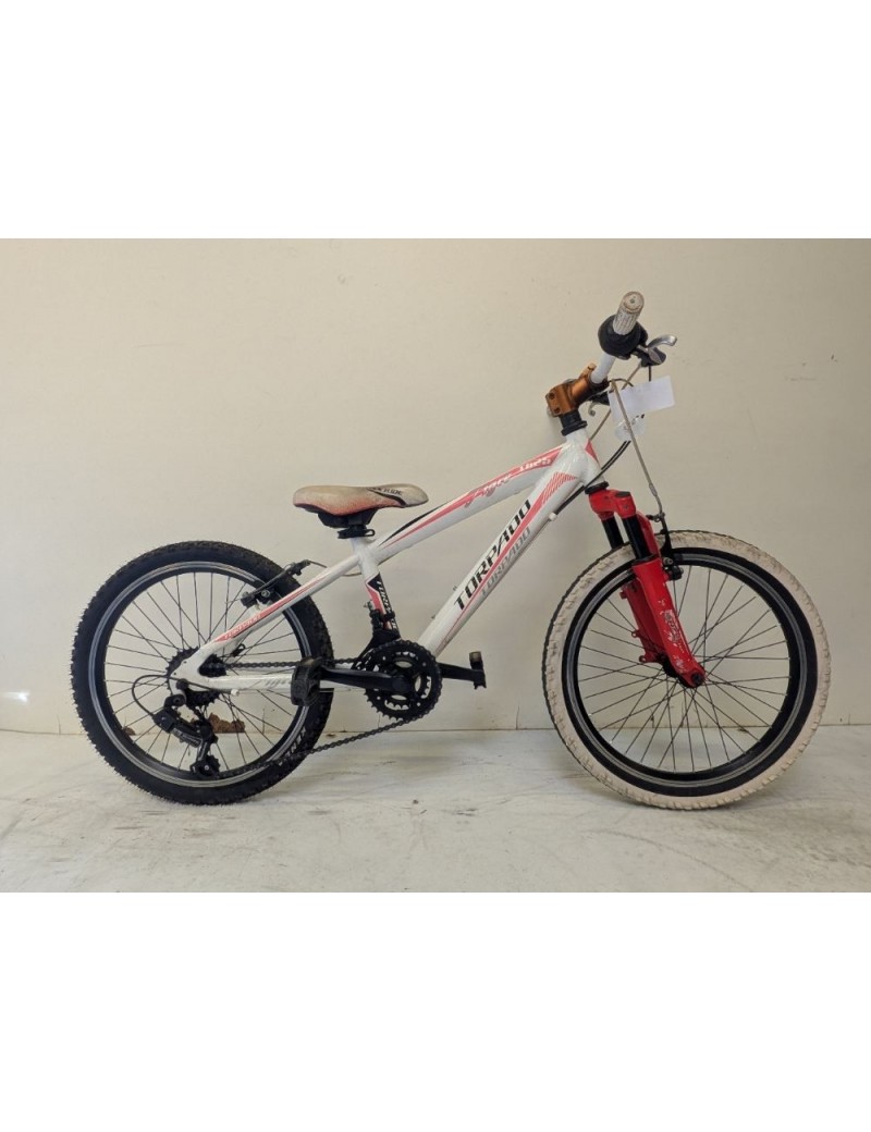 VELO ENFANT TORPADO ALU WHI  RED 20" 2025 | Troc Sport