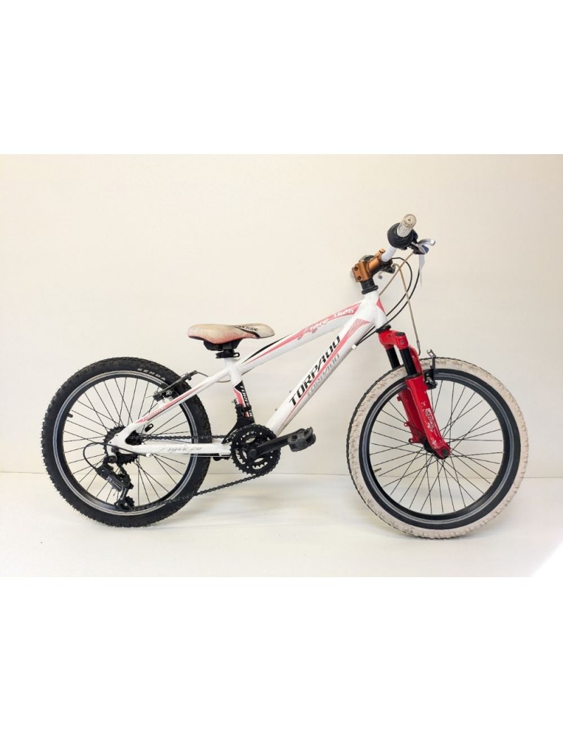 VELO ENFANT TORPADO ALU WHI  RED 20" 2025 | Troc Sport