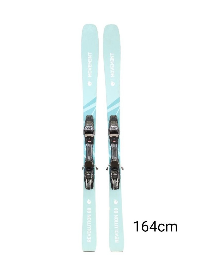SKI ALPIN MOVEMENT REVOLUTION 88 MARKER FTD10 BLEU 2025 | Troc Sport