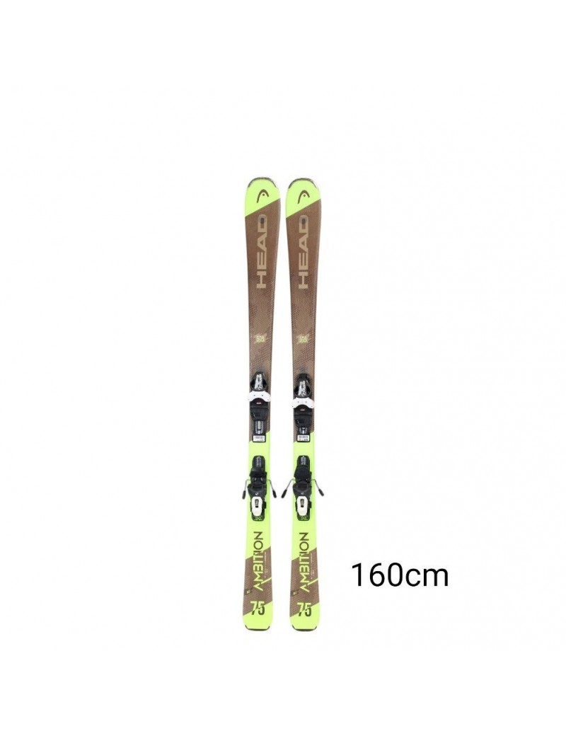 RECONDITIONNÉ SKIS HEAD AMBITION 75 ERA 2.0 2022 TAILLE 160 | Troc Sport