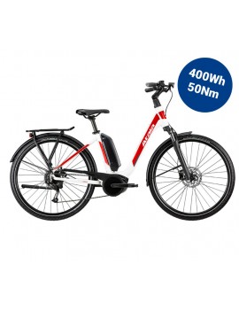 VELO ELECTRIQUE ATALA B-EASY A6.1 WH/RED 400W | Troc Sport
