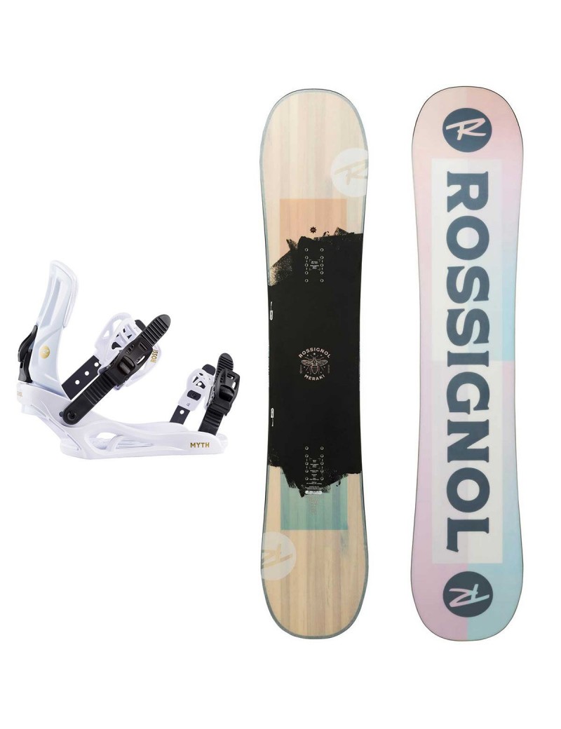 SNOWBOARD ROSSIGNOL MERAKI + FIX MYTH 2022 | Troc Sport SNOWBOARD ROSSIGNOL MERAKI + FIX MYTH 2022 | Troc Sport